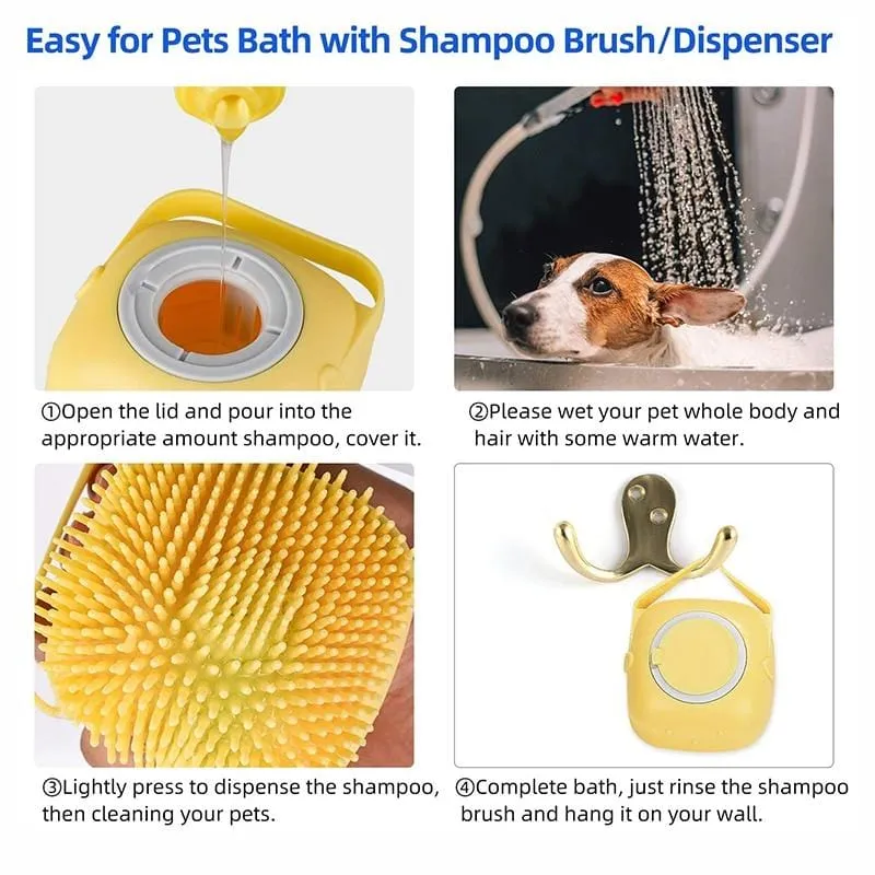 Cat Paw Bath Grooming Brush